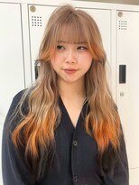 ミーム 原宿 表参道(meme)&nbsp;ダブルカラー/ハイトーンカラー/ケアブリーチ/インナーカラー