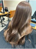 外国人風パーマ/ミルクティーブラウン/ゆるふわウェーブ/モテ髪