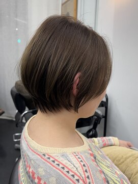 シベルバレー 横浜(sibell) 20代30代ショートボブ前髪なしボブミニボブ顔周りレイヤーカット