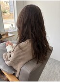 パーマ風仕上げ