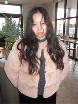 ファルファラ(farfara) 【farfara】ロングパーマ/透明感ブラウンアッシュ