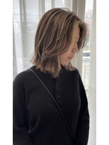 サロウィン 那覇店(SALOWIN)&nbsp;ナチュラルハイライトカラー×フェイスフレーミング