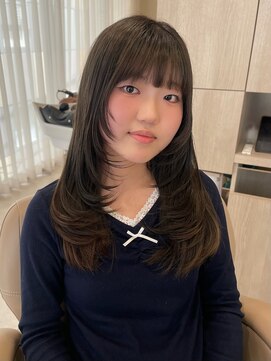 シンクショップ 河原町(THINK SHOP) 10代20代/レイヤーカット/オリーブベージュ