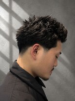 ヒロギンザ 難波店(HIRO GINZA) テーパーフェード×スパイキーショート