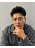アップバングショート/ツーブロック/MEN‘S/金沢