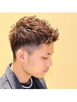 トランスサロン 吉祥寺(TRANS SALON)&nbsp;ハイライトフェード×束感メンズショート