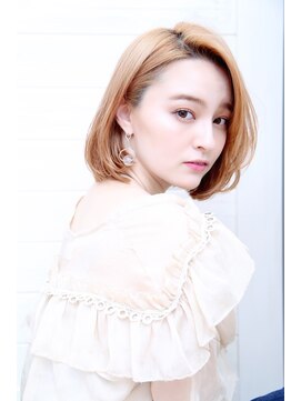 オーシャン(Ocean) [OCEAN Hair&Life藤原純]大人フェミニンボブ×ベージュカラー☆