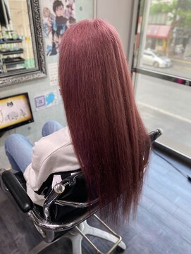 ミミック (mimic) strawberry milk tea × purple & blue turquoise inner color