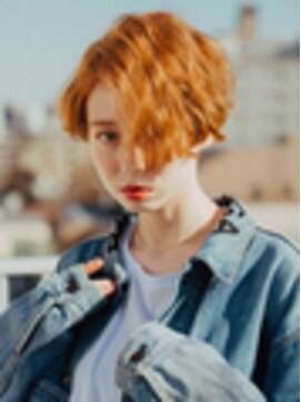 アラワラブルー(arrawarra blue) くせ毛風ハンサムショート/20代/30代/40代/50代/倉敷/南町