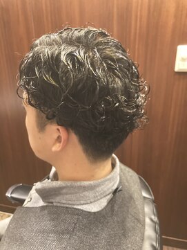 ヒロギンザ 上野店(HIRO GINZA) 前上げ刈り上げパーマ