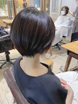 ヴァンクシー バイ ルナ(VANKCY by Luna) 黒髪 アッシュ ショート ショートボブ 前髪 Aラインボブ 時短 楽