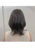 【アッシュ】くびれミディアムウルフ【スタイリスト白子】