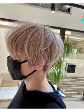 サラジュ 梅田店(SARAJU) saraju サブリ ショートマッシュ シフォンベージュ