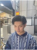 メンズ眉毛パーマフェードスパイラルパーマ7