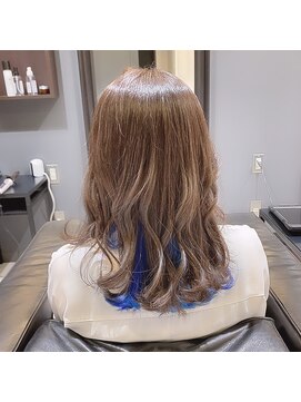 アイディー ヘアメイク(iDhair&make) インナーブルー