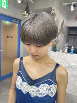 ランド 千葉(land) ベリーショート　刈り上げ女子　ケアブリーチ