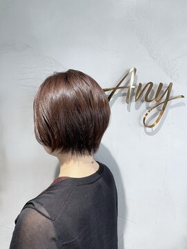 エニィ 池袋西口(Any) 前髪/マチルダボブ/ピンクベージュ/インナーグレージュ