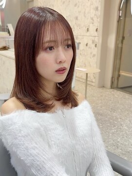 シー バイ ロンド 新宿(Sea by Lond) 韓国風前髪×レイヤーカット【髪質改善/新宿/レイヤーカット】