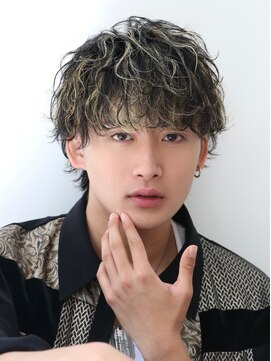 オーシャントーキョー 心斎橋(OCEAN TOKYO WEST) 波巻きパーマメンズツイストスパイラルパーマツーブロック