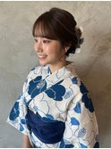 浴衣に似合うアップスタイル