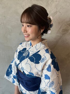 マイス(Mais) 浴衣に似合うアップスタイル