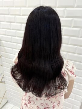 リルミー(Lilme) ブリーチなしラベンダーブラックピンク*まゆ