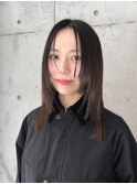 ロング顔まわりレイヤー