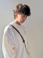 ラフ バイ マグ 南松本(R.A.F. by Mag) 波巻きスパイラルパーマ波巻きパーマメンズマッシュウルフカット