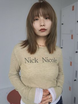 シティ(sity.) ブリーチなしダブルカラー　レイヤーカット