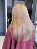 アース コアフュールボーテ 熊谷店(EARTH coiffure beaute) ベージュ_ブロンド_ハイトーン_ダブルカラー_ケアブリーチ