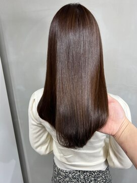 ジーナ 船橋(Zina) 髪質改善＊ロングレイヤーグレーベージュ＊美髪【Zina船橋】