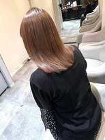 ナンバー リコ 名駅 ジャム 名古屋(N° rico JAM)&nbsp;ミディアム　カッパーオレンジ　髪質改善トリートメント