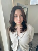 アジア(ASIA)&nbsp;韓国レイヤー内巻き　/ワンホン/髪質/ブリーチなし