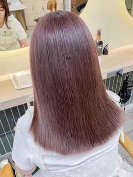 テトラ バイ ネオリーブ 横浜西口店(tetra by neolive) ピンクベージュ　ハイトーン　ブリーチ　横浜　N