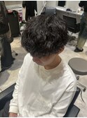 波巻きパーマ