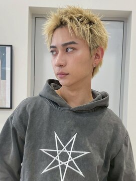 ハニー 町田(HONEY) スパイキーベリーショート/抜きっぱなしブロンド/ブリーチ1