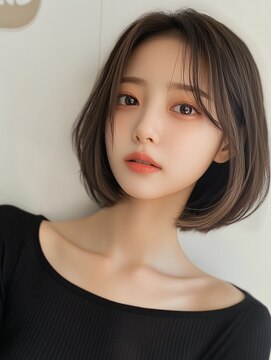 ティエナビューティー(TIENA BEAUTY) #大人ボブ#アッシュ#ハイトーン