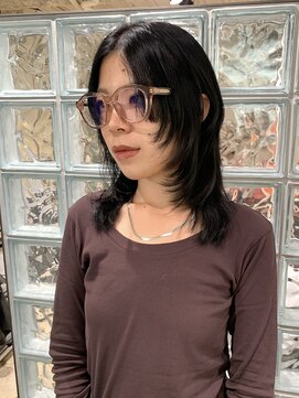 ノル 栄矢場町(nol) 透け感グレー×レイヤーカット