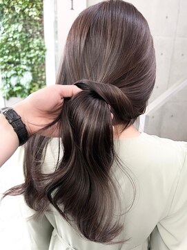 ジルブラン 土浦(JIL BLAN) ハイライトバレイヤージュダブルカラーケアブリーチ20代30代