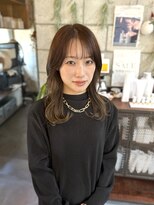 ファスナー(fustener)&nbsp;マロンブラウン × 顔まわりレイヤー