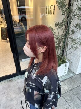 アース 岐阜店(HAIR&MAKE EARTH) ピンクカラー