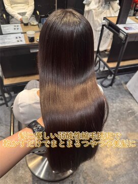 エノア 東京(ENORE) ストレートスタイル/艶髪/髪質改善/縮毛矯正/20代30代