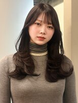 カノエ(canoe)&nbsp;ショコラブラウンカラー顔周りカット20代～50代【西新大濠荒戸】