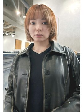 クイン(qin) くすみオレンジローライトベージュ