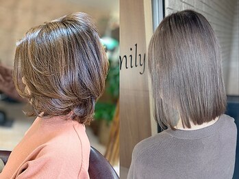 アミリー 成田東町店(Amily)の写真/あなたの”なりたい”をカタチに。悩みや要望を組み込んだ、トレンド感溢れるスタイル提案が魅力♪