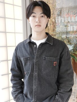 ウィム(wim) 『センターパート』コンマバング/センターパートウルフ