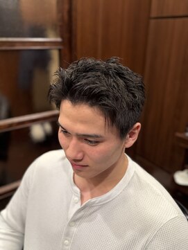 ヒロギンザ 上野店(HIRO GINZA) 束感スパイキーショート×ナチュラルフェード【ビジネスOK】