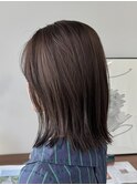 ブリーチなしカラーチョコレートブラウン夏カラー秋カラーロブ