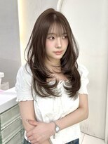 ガガ 心斎橋(GAGA)&nbsp;オリーブベージュ/ブリーチなし/レイヤーカット/ハッシュカット