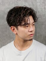 ヒロギンザ 新橋店(HIRO GINZA) メンズパーマ/スパイラル/センターパート〈理容室〉